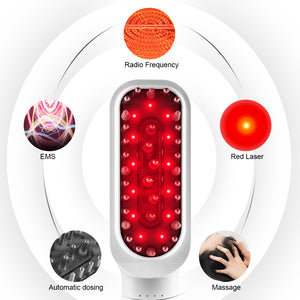 LS-700 Multi-Functional Hair Care Comb – RF, EMS & Red Light Scalp Care Device