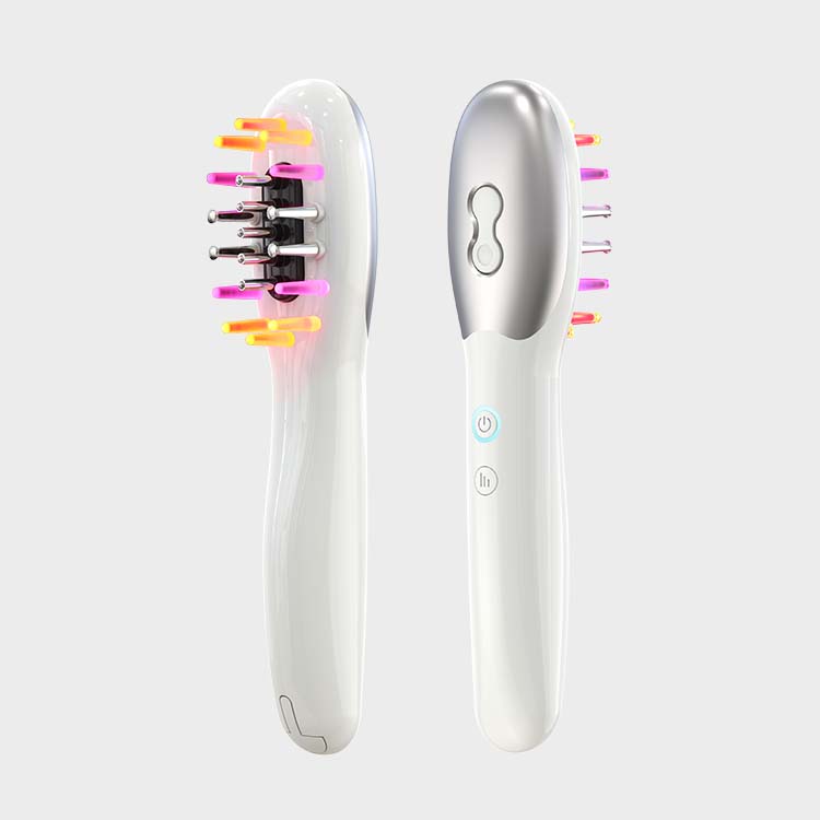 LS-701 Multi-Functional Hair Care Comb – EMS, Red/Purple Light & Essence Scalp Care Device