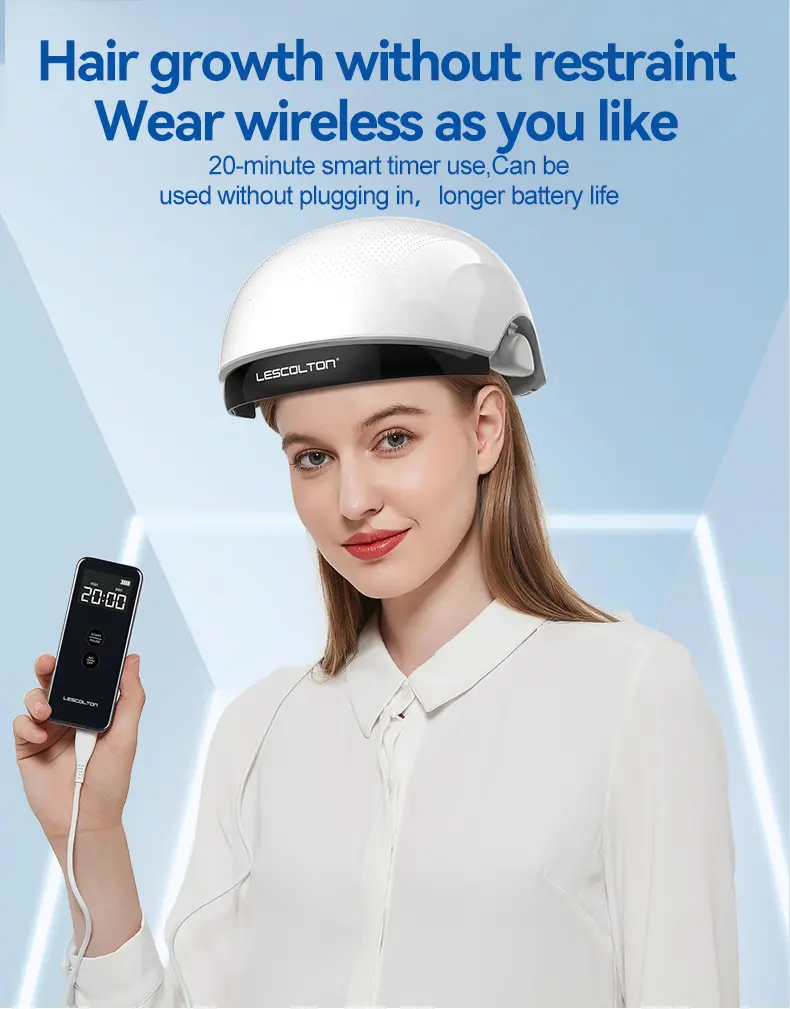 laser hair helmet