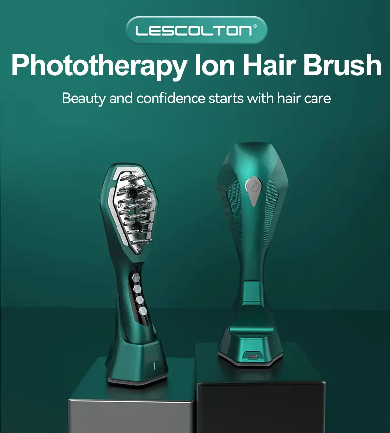 phototherapy hair brush