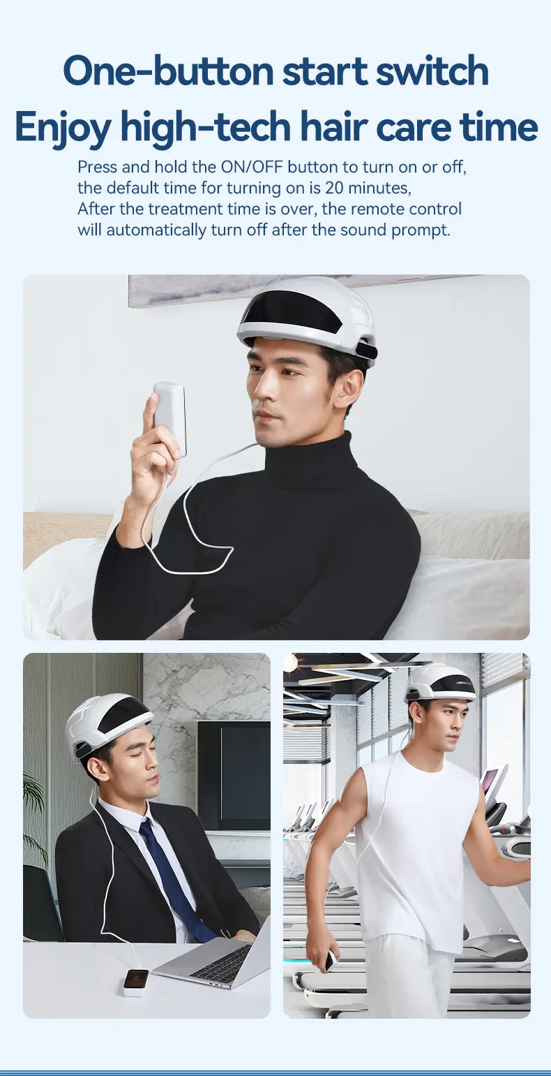 laser hair helmet