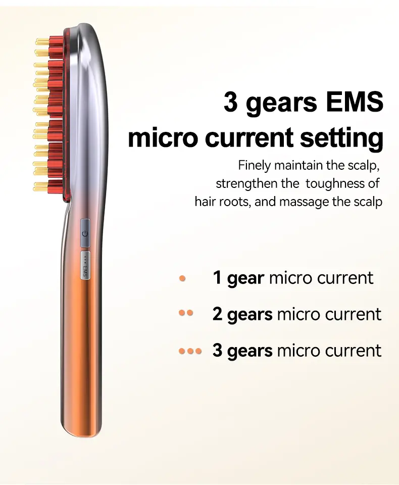 EMS Red Light Hair Care Comb Brush Manufacturer