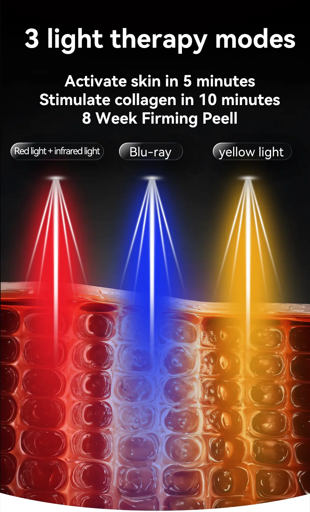 Phototherapy beauty device